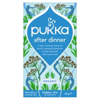 Pukka 20 Organic After Dinner Herbal Tea Sachets 40g
