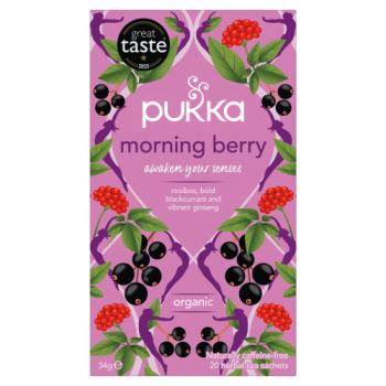 Pukka 20 Morning Berry Herbal Tea Sachets 34g
