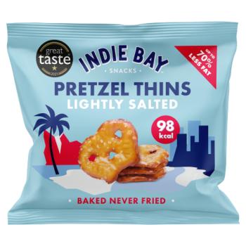 Indie Bay Pretzel Thins Lightly Salted 24g