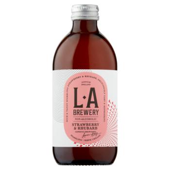 L.A Brewery Non-Alcoholic Strawberry & Rhubarb 330ml