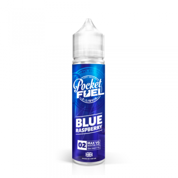 Pocket Fuel Blue Raspberry E-Liquid 0mg 50ml 
