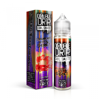 Double Drip Strawberry Laces & Sherbet E-Liquid 0mg 50ml 