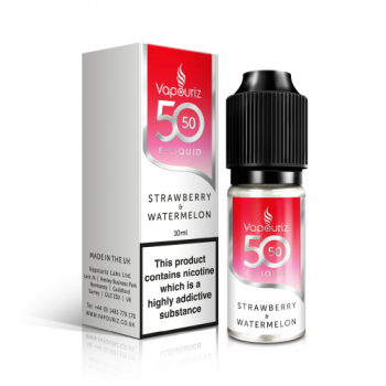 Vapouriz 50/50 Strawberry & Watermelon E-Liquid 6mg 10ml 