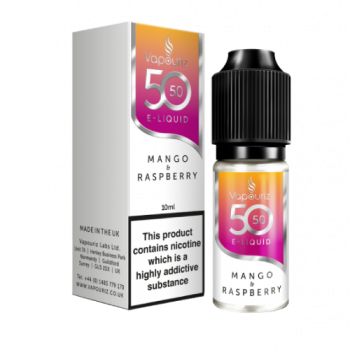 Vapouriz 50/50 Mango & Raspberry E-Liquid 3mg 10ml 