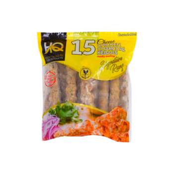 HQ Cheese Chicken Charcoal Kebabs Halal 1kg 