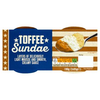 Toffee Sundae 2 x 95g (190g)