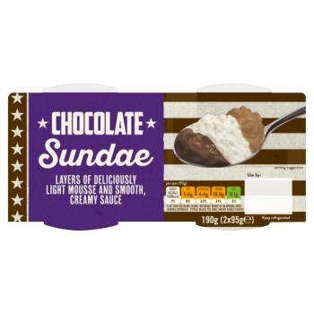Andros Chocolate Sundae 2 x 95g (190g)