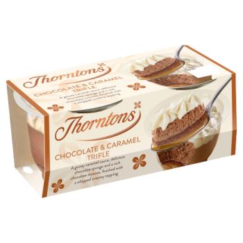 Thorntons Chocolate & Caramel Trifle 2 X 95g