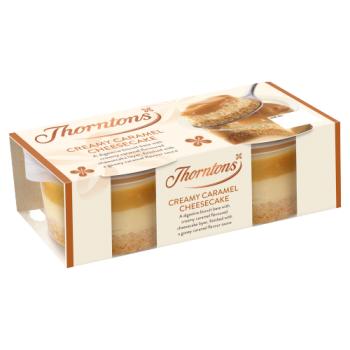 Thorntons Creamy Caramel Cheesecake 2 X 100g