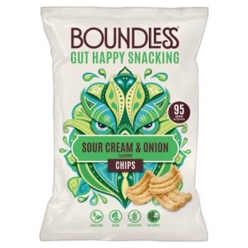 Boundless Sour Cream & Onion Flavour Chips 80g