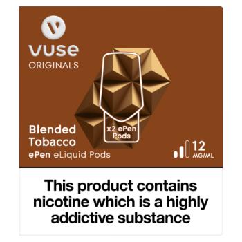 Vuse Originals Blended Tobacco ePen eLiquid Pods 12mg/ml