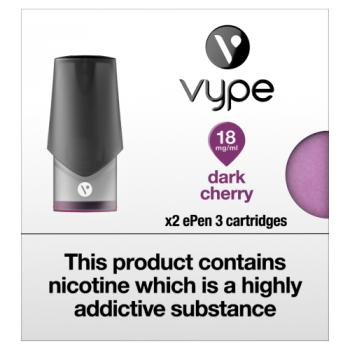 Vype ePen 3 Cartridges: Dark Cherry 18mg