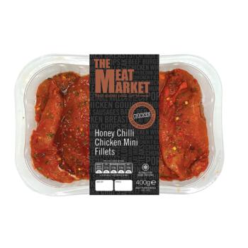 The Meat Market Honey Chilli Chicken Mini Fillets 400g