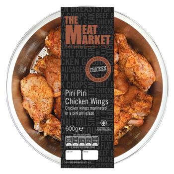 The Meat Market Piri Piri Chicken Wings 600g