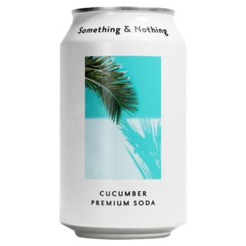 Something & Nothing Cucumber Premium Soda 330ml
