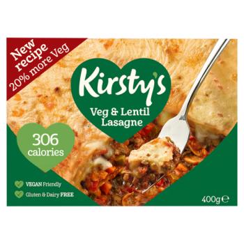 Kirsty's Veg & Lentil Lasagne 400g