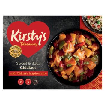 Kirsty's Takeaway Sweet & Sour Chicken with Chinese Inspired Rice 450g