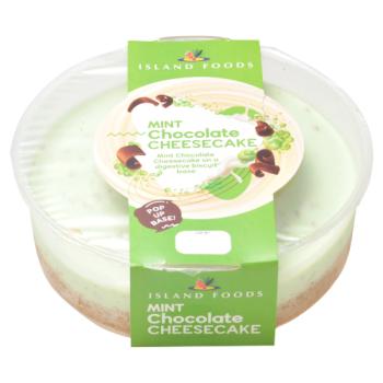 Island Foods Mint Chocolate Cheesecake 450g 