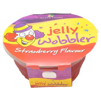 Island Foods Strawberry Flavour Jelly Wobble 500g