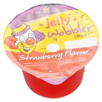 Island Foods Strawberry Flavour Jelly Wobbler 180g