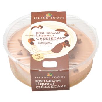 Island Foods Irish Cream Liqueur Cheesecake 450g