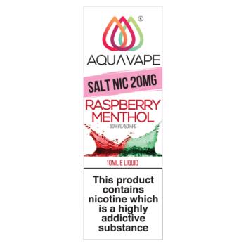 Aqua Vape - Raspberry Menthol Nic Salt