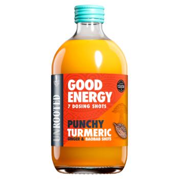 UNROOTED Punchy Turmeric Ginger & Baobab Shots 420ml