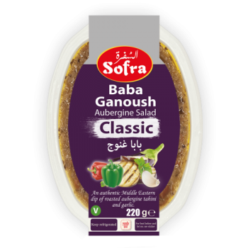 Sofra Baba Ganoush Classic Aubergine Salad 220g 
