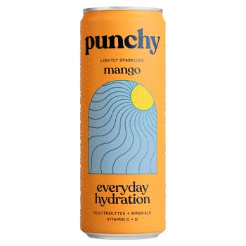 Punchy Lightly Sparkling Mango Everyday Hydration 330ml