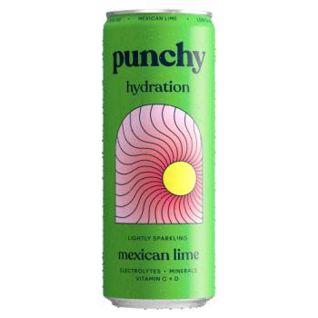 Punchy Hydration Lightly Sparkling Mexican Lime 330ml