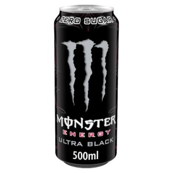Monster Ultra Black Energy Drink 500ml