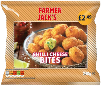 Farmer Jacks Chilli Cheese Bites 240g PM £2.49