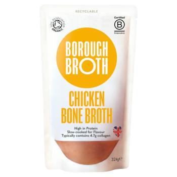 Borough Broth Chicken Free-Range Organic Bone Broth 324g