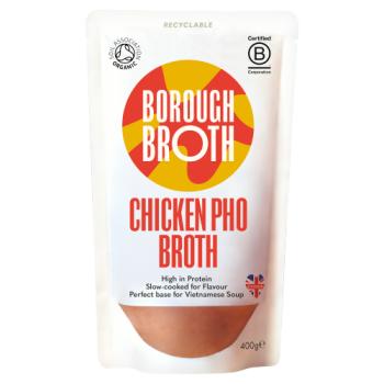 Borough Broth Chicken Pho Organic Bone Broth 400g
