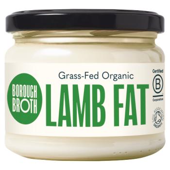 Borough Broth Grass-Fed Organic Lamb Fat 250g