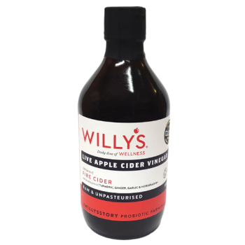 Willys Live Apple Cider Vinegar Raw & Unpasteurised 500ml 