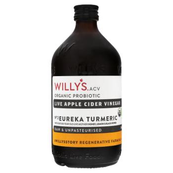 Willy's ACV Organic Probiotic Live Apple Cider Vinegar 500ml