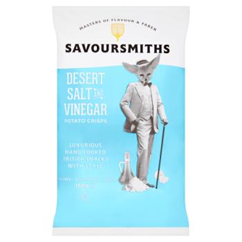 Savoursmiths Desert Salt and Vinegar Potato Crisps 150g