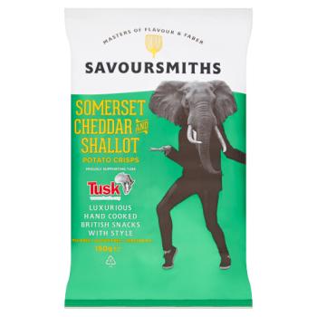 Savoursmiths Somerset Cheddar and Shallot Potato Crisps 150g