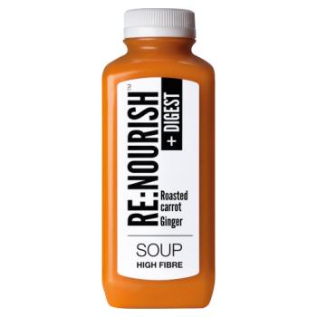 Re:Nourish + Digest Roasted Carrot Ginger Soup 500g