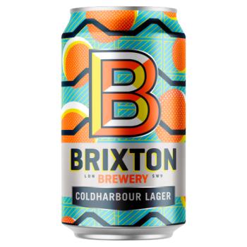 Brixton Brewery ColdHarbour Lager 330ml Can