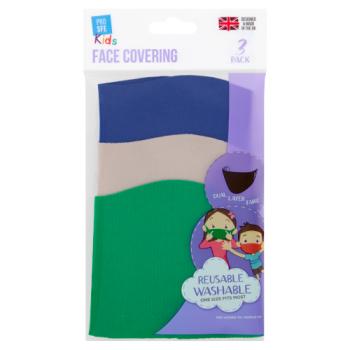 Pro Safe Kids Reusable Face Mask 3s