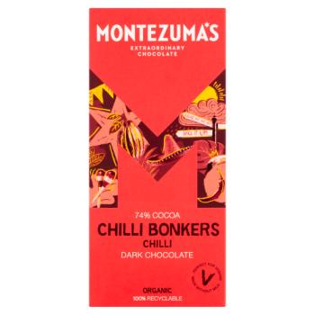 Montezuma's Organic Chilli Bonkers Dark Chocolate 90g