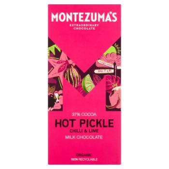 Montezuma's Hot Pickle Chilli & Lime Milk Chocolate 90g