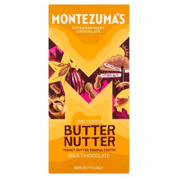 Montezuma's Butter Nutter Peanut Butter Truffle Centre Milk Chocolate 90g