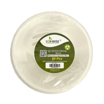 Ecowise 12oz Extra Strong Bowls 50pk 