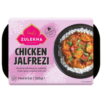 Zulekha Chicken Jalfrezi Curry 300g PM £2.99 