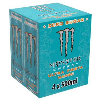 Monster Ultra Fiesta Mango 4 x 500ml
