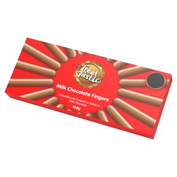 Treat Tastic Milk Chocolate Fingers 100g