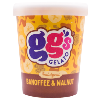 GG's Gelato Banoffee & Walnut Ice Cream 500ml 